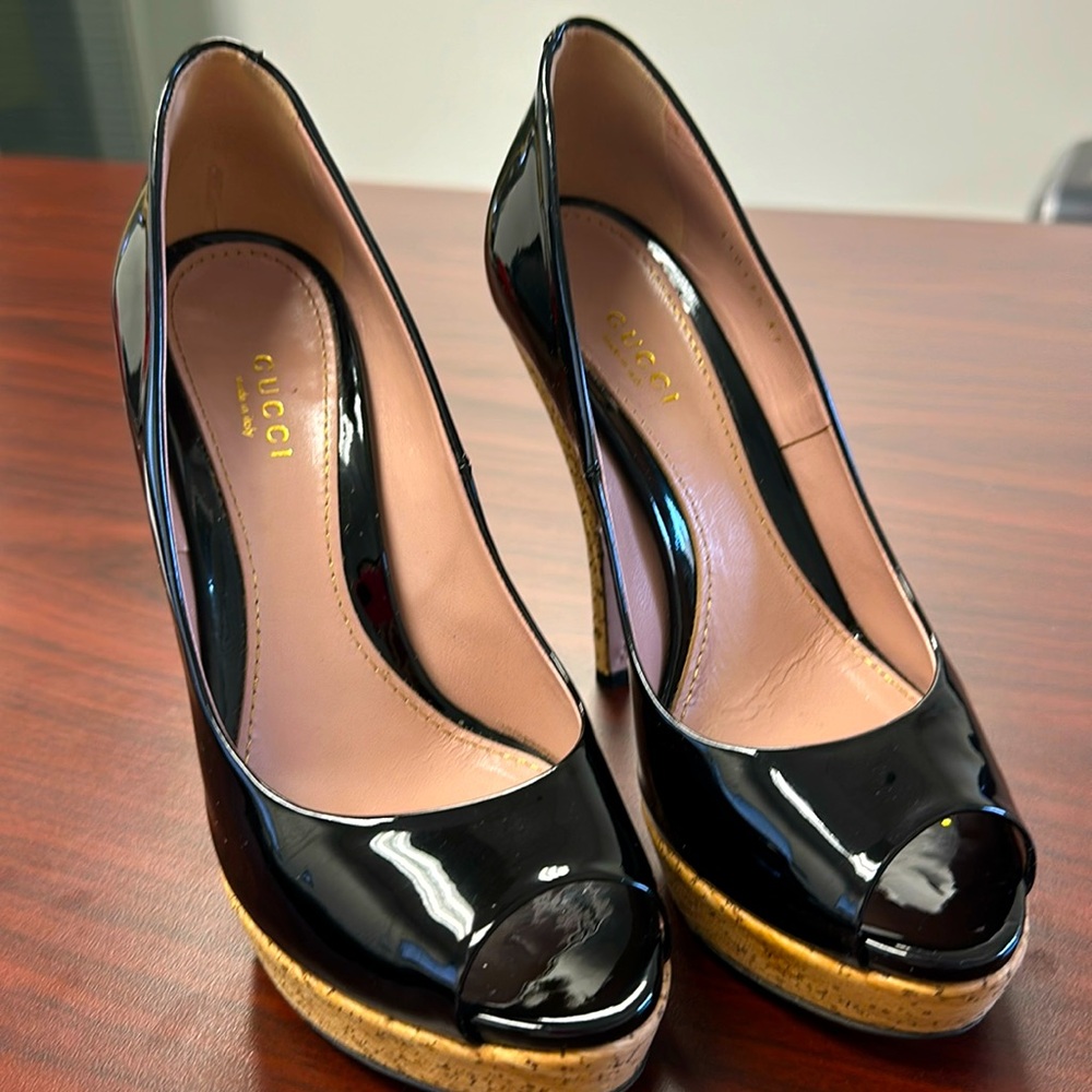 Gucci Peep Toe Heels